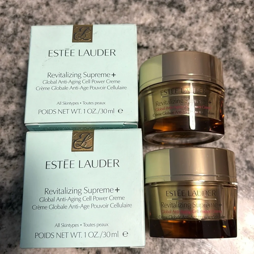 2pc Estee Lauder Revitalizing Supreme+ Global Anti-Aging power Creme 1oz bundle - Picture 2 of 5